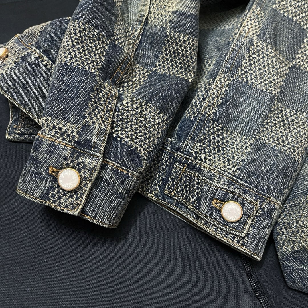 루이비통 다미에 워시드 데님 자켓