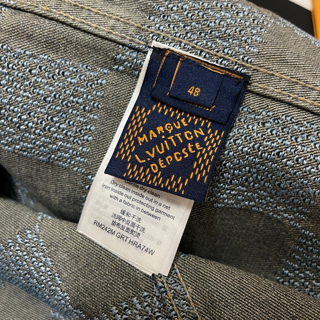 루이비통 다미에 워시드 데님 자켓