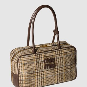 타탄 탑 토트백 5BB163