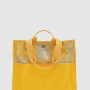 체크 코튼 토트백 80751361