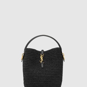 우븐 라피아 및 베지터블 태닝 가죽 소재의 LE 37 773991