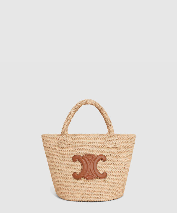 트리오페 라피아 스몰 바스켓백 114352