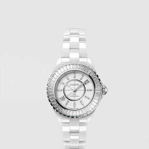 J12 바게트 다이아몬드 베젤 워치 12.2 33 H7430