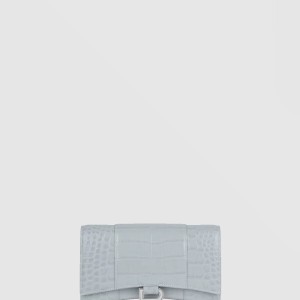 아워글래스 크로커다일 엠보싱 월렛 온 체인 656050