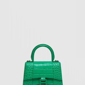 아워글래스 XS 크로커다일 엠보싱 핸드백 592833